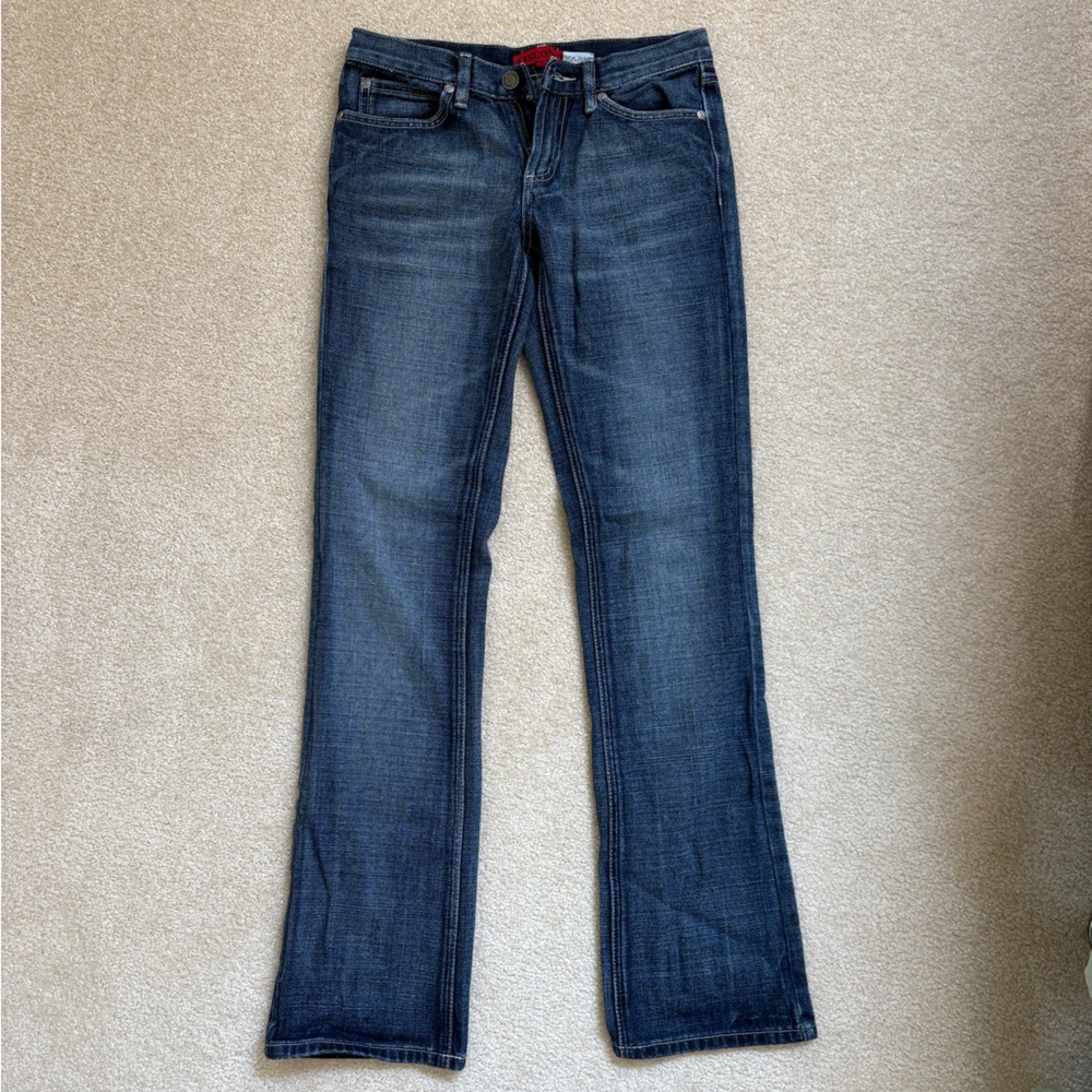 Vintage Dark Wash Blue Denim Jeans